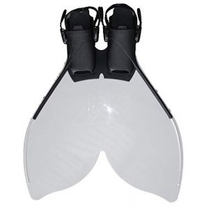 Sweam - Monopalme Blanche - Queue de sir&egrave;ne - Tailles r&eacute;glables 34 - 38 (Merfolk, neuf)