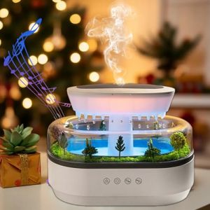 Humidificateur Rain Humidificateur Diffuseur 250 ml Huile Essentielle Diffuseur avec 7 Couleurs LED Veilleuse LED Diffuseur d'Huiles Parfum&eacute;es Humidificateur avec Lampe Champignon Gouttes d'eau pour (CARS TRUCKS ONLINE, neuf)