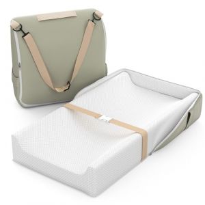 Sofoliana Matelas &agrave; langer avec doublure imperm&eacute;able en mousse, comprend une housse douce et lavable, tapis &agrave; langer profil&eacute; pour commode avec fond antid&eacute;rapant, 81,3 x 40,6 cm (Bosen Direct, neuf)