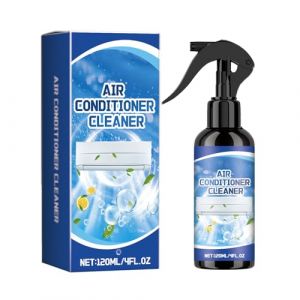 KOAHDE Air Conditioner Cleaner,Nettoyant pour Climatisation,120ML,1PC,Nettoyant Sp&eacute;cial de D&eacute;contamination pour Climatisation,Purifie L'air (Rill Rock, neuf)