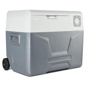 MEDION Glacière mobile avec compresseur (électrique, capacité de 39 litres, 60 watts, -20°C à 20°C, affichage LED, USB, adaptateur 230V 12V 24V pour voiture, camion, camping-car (MD13111) (medionshop-deutschland, neuf)
