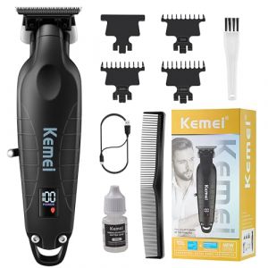 KEMEI Tondeuse professionnelle 2293 pour homme avec lame en T, rechargeable sans fil (Kemei Professional Clippers, neuf)