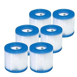 WuYan Lot de Rechange pour Intex Piscine Cartouche de Filtre Type H 29007E,pour Filtre Pompes 28601, 286029 (6 filtres&hellip; (WuYan, neuf)