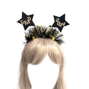 PLCPDM Chapeau de remise de diplôme pour écolier, étudiant, chapeau de diplômé, bandeau à cheveux (fankundianzishangwuyouxiangongsi, neuf)
