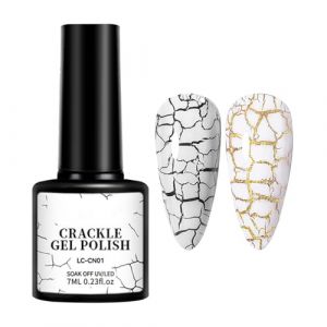 Rencontre &Agrave; Ongles Crackle, Gel &Agrave; Ongles Crack, Gel Crackle De Manucure, Formule Innovante, Assurance De S&eacute;curit&eacute;, Argent, Pour Filles, Salon, Maison, Vacances, Bal, Rencontres (genlewen, neuf)