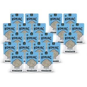 USUI Penne de Konjac 20 pi&egrave;ces &ndash; Nouilles Shirataki Konjac | Low Carb | Keto | sans gluten | faible en calories | p&acirc;tes de r&eacute;gime (20&times;270g) (iPlody, neuf)