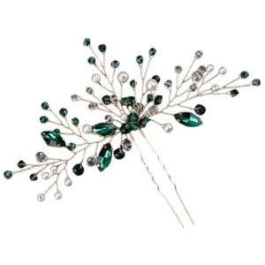 PACKOVE &Eacute;pingle Cheveux Mariage Forme U Strass D&eacute;corative Mari&eacute;e Femme Fille Coiffure Strass &Eacute;pingle Mariage (Spring TU, neuf)
