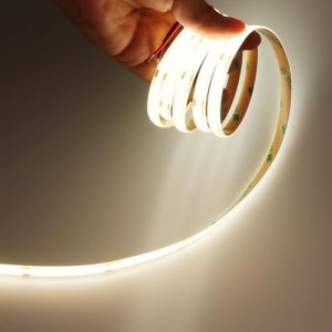 JOYLIT 6M Ruban LED COB 24V 4000K Blanc Naturel Intérieur 320LEDs/M, CRI 93+ Sans Point 8MM Autocollante Recoupable Bande LED pour Chambre, Armoires, Camion (Sans Alimentation) (Joyled, neuf)