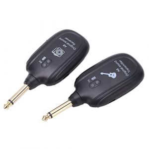Émetteur-récepteur de guitares, système de guitare sans fil Transmission UHF 20Hz-20kHz rechargeable pour la performance (Dushiw, neuf)
