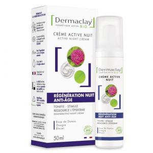 Crème de nuit intensive relaxante-régénérante Bio Dermaclay (ETIKBIO, neuf)
