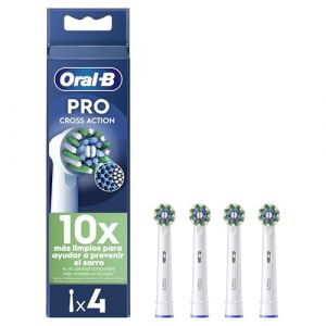 Oral-B Pro Cross Action Brossettes pour Brosse à dents électriques, Pack De 4 Unités (Libertylux, neuf)
