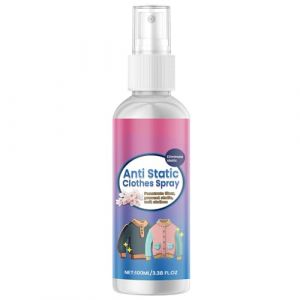 Spray Antistatique pour Vêtements,Spray pour Réduit l'Électricité Statique sur les Vêtements,pour les Textiles,les Meubles et la Voiture,une Charge Statique Réduite,Action Rapide (KENdouSHOP, neuf)