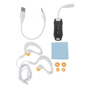 Lecteur MP3 &eacute;tanche pour la Natation, Lecteur MP3 IPX8, Lecteur de Musique USB 2.0 &eacute;tanche et Rechargeable avec &eacute;couteurs &eacute;tanches pour la Natation, la Plong&eacute;e, la Course &agrave; Pied (Weajan, neuf)