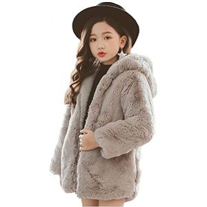 Nemopter Manteau de fille Veste Fille Enfant Mignon Manteau Polaire Blouson Longue Chaud Hiver (Nemopter, neuf)