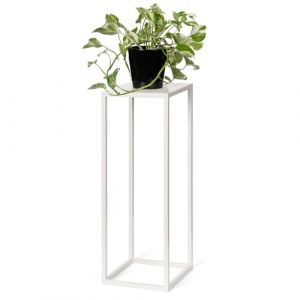 LAMO Manufaktur Support plantes en m&eacute;tal ivoire 68 cm | Support pots de fleurs interieur dans salon, chambre &agrave; coucher | &Eacute;tag&egrave;re moderne &agrave; fleur de mariage, socle pour sculpture, d&eacute;coration (Jumbo-Shop, neuf)