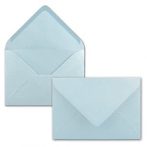 FarbenFroh de GUSTAV NEUSER 25x enveloppes B6-17,5 x 12,5 cm bleu clair colle humide avec rabat pointu 120 g/m&sup2; pour mariages, cartes de v&oelig;ux, invitations (GUSTAV NEUSER GmbH, neuf)