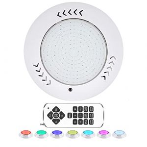 KWODE Lampe,Projecteur Piscine RGB Multi-Couleur 30W,Lumi&egrave;res LED Submersible &Eacute;tanche IP68 avec T&eacute;l&eacute;commande pour Piscine Decoration F&ecirc;te Festival Fontaine[AC/DC12V A+++] (HYIBE-EU, neuf)