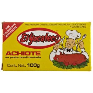 P&acirc;te de Achiote Roucou El Yucateco - 100g (ChilliBugs Hot Sauces Ltd, neuf)