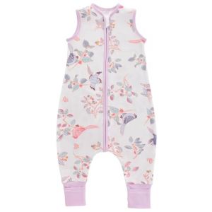 Chilsuessy 100% Coton Sac de Couchage pour bébé 0.5 tog Gigoteuse d'été à Pieds Combinaison Fille Garçon Sac de Couchage, Les Oiseaux du Printemps, 90cm/Taille Bébé 100-110cm (Chilsuessy, neuf)