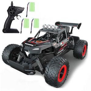 Azyvum Voiture télécommandée tout-terrain pour garçon - Échelle 1:16 - RC Buggy 2,4 GHz - Télécommande - Voiture de course - Camion tout-terrain - Jouet avec 3 batteries - 70 minutes (GIRGIS KIROLOS, neuf)