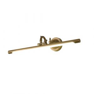 WRMING Lampe Miroir Coiffeuse Salle de Bain 7W LED Lampe de Miroir Vintage Laiton Antirouille Lampe De Maquillage IP44 &Eacute;tanche Applique Murale, 240&deg; R&eacute;glable, 630lm 35cm 4000K (brass) (WRMING-FR, neuf)