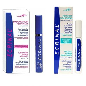 Ecrinal Lash and Brow Kit (Strengthening Gel & Strengthening Black Mascara) by Ecrinal (Padovage, neuf)
