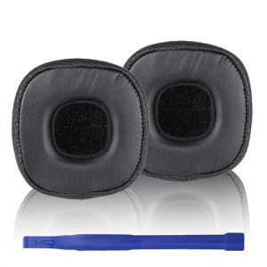Aiivioll Marshall Major III Coussinets d'oreille en mousse &agrave; m&eacute;moire de forme en cuir compatible avec les &eacute;couteurs Bluetooth filaire/sans fil Marshall Major III (noir) (Aiivioll-fr, neuf)