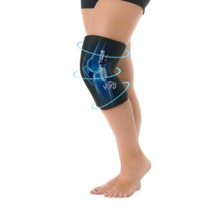 EXO MEDICAL Poche de Glace Genou, Poche de Glace en Gel Réutilisable, Poche de Froid Reutilisable Genou, Récupération Sportive, Entorse, Inflammations, Chaud Froid Genou Gauche ou Droit, Taille XL (EXO MEDICAL, neuf)