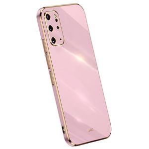 Topme Coque en Silicone pour Samsung Galaxy S20+ / Samsung S20 Plus (6.7" inches), [ Etui Housse de T&eacute;l&eacute;phone de Style Bord Dor&eacute;] - Violet (topme, neuf)