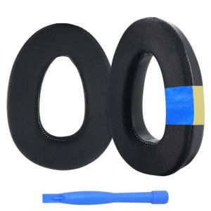 Remplacement Coussinets d'oreille pour Sennheiser PXC480/PXC550/PXC 550-II/MB660 UC/MB 660 MC Casque par MMOBIEL - Gel R&eacute;frig&eacute;rant Coussinet Casque - Coussinets de Rechange &ndash; Noir (Menko Telekom, neuf)