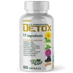 Detox Foie 60 Gélules | Detox Puissant Et Rapide | Nettoyage Intestin Foie Et Colon | Draineur | Élimination Puissante Toxines | Artichaut, Chardon Marie, Fenouil, Échinacée Pissenlit | J.Armor Detox (Jarmor Nutrition, neuf)