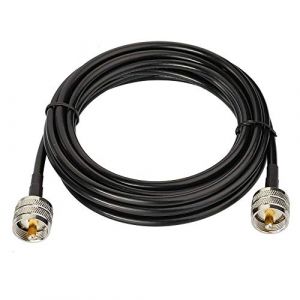 Superbat C&acirc;ble Coaxial RG58 CB 2m UHF PL259 M&acirc;le vers M&acirc;le 50 ohms Faible Perte pour Radio HAM et CB, Analyseur d'Antenne, Charge Factice, Compteur SWR(1 Pi&egrave;ce) (Superbat-EU, neuf)