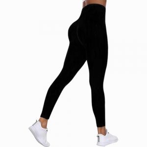 Legging Anti Cellulite Leonie & Co Leggings 3D Anti Cellulite, Leonie and Co Legging, Compression - Minceur Taille Haute Sport Pantalon, sans Couture Yoga Fitness Pantalons Legging de Sudation Femme (XIAOLISE, neuf)