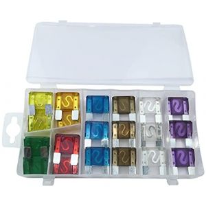 AERZETIX - C51119 - Kit de 24 Fusibles plats de voiture - taille : 29mm MAXI - 20A, 30A, 40A, 50A, 60A, 70A, 80A, 100A - 3 pièces par type (Tuning, neuf)