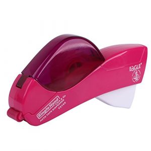Eagle Distributeur de ruban automatique et pistolet &agrave; ruban adh&eacute;sif. 12 mm et 19 mm. Id&eacute;al pour accrocher des cadeaux, des paquets, des albums et des enveloppes. - rose (TYI Store, neuf)