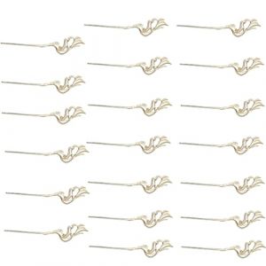 Lot de 20 épingles à cheveux en forme d'ailes d'oiseau - Accessoires pour cheveux Hanfu (Glowxiaoyun, neuf)
