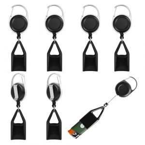 ANDARS Porte-cl&eacute;s Briquet, Set De 5 Pi&egrave;ces | Porte-Briquet Universel Noir, Moderne, ABS, Liga De Zinco (ALEKSANDAR TRANS STORE, neuf)