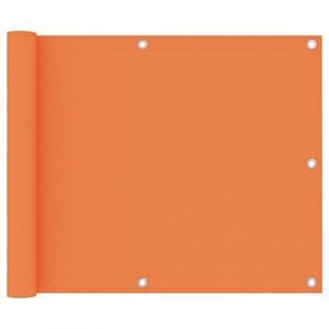 vidaXL Ecran de Balcon Brise-Vue Brise-Vent de Jardin Ecran de Protection Ecran d'Intimité Confidentialité Extérieur Orange 75x500 cm Tissu Oxford (vidaXL FR, neuf)
