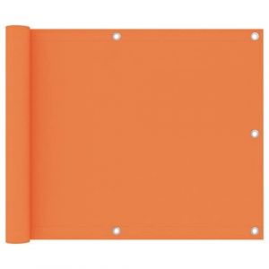 vidaXL Ecran de Balcon Brise-Vue Brise-Vent de Jardin Ecran de Protection Ecran d'Intimité Confidentialité Extérieur Orange 75x500 cm Tissu Oxford (vidaXL FR, neuf)