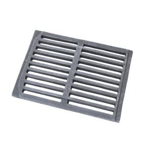 SEZAM Grille de four en fonte &eacute;paisse de 30 x 21,5 cm d'&eacute;paisseur - Diff&eacute;rents diam&egrave;tres - Compatible avec po&ecirc;le &agrave; chemin&eacute;e, table de four, grille de feu, grille &agrave; charbon (euro-sezam, neuf)