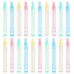SULOLI 20pcs Bulles de Savon，Mini Tubes de Bulles de Savon-Bâtons à Bulles-Jouets à Bulles pour Anniversaire d'enfant Mariage Halloween Noël et Jeux Exterieur（10.5 * 1.2cm） (Lapin) (SULOLI, neuf)