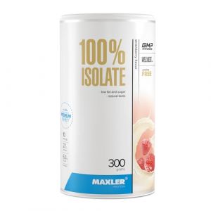 Maxler 100% Isolate Protein Pulver - Natürlich schmeckendes Whey Isolate aus Weidehaltung - Whey Protein Isolate Zuckerarm & ehrlich lecker - Erdbeere - 300g (Maxler, neuf)
