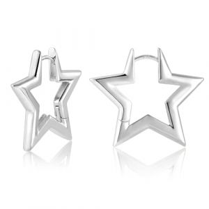 ALEXCRAFT Boucle d'oreille Femme Etoile Argent 925 Boucle d'oreille Argent Etoile Boucle Oreille Argent (Spunkcharms, neuf)