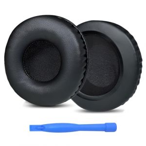Remplacement Coussinets d'oreille pour Skullcandy Hesh, Hesh 2, Hesh 2 Bleutooth Wireless Over-Ear Casque par MMOBIEL - Memory Foam et Protein PU Coussinet Casque - Coussinets de Rechange – Noir (Menko Telekom, neuf)