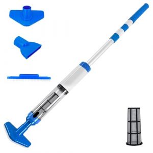 Umisu 3 en 1 Aspirateur de Piscine sans Fil, Nettoyeur Électrique à Batterie Rechargeable, Aspirateur Piscine pour Spa, Bain à Remous, Piscine Hors-Sol et Piscine Enterrée (Peanomoa, neuf)