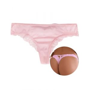 String Femme Chic String Ficelle Grande Taille Tanga Coton Dentelle Culotte sans Couture Invisible sous Vetements Feminins Underwear Slips(4XL,Rose) (ohyeahlady, neuf)