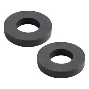 WOLFPACK 5411110 Lot de 2 aimants ferrite en forme d'anneau 45 x 20 x 8 mm Cranberry (Keroppa, neuf)