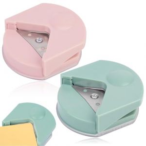 2 PCS Arrondisseur d'angles Perforateur d'angles Arrondisseur d'angles pour laminage de Films Coupe-CoinsrPerforatrice de papier - Outil de scrapbooking pour cartes photo (HengShuiHunBengShangMaoYouXianGongSi, neuf)