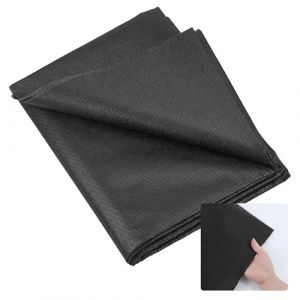 Tissu D'entoilage Thermocollant et Fusible, Tissu Thermocollant Blanc de Poids Moyen pour Loisirs Créatifs, Couture, Travaux Manuels et Décoration D'intérieur(Non Tissé 100cm Largex3 Mètres) (Noir) (YIMOMY, neuf)