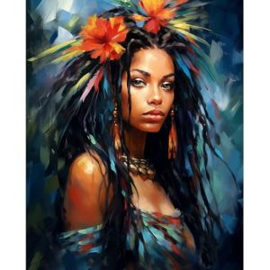 Maysurban Peinture par Numero Adulte sans Cadre, DIY Kit de Peinture à l'huile Numéros Toile Enfants Paint by Numbers Peindre par Nombre 40x50cm (jingzhusm2021eu, neuf)